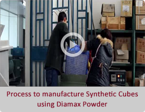 PROCESS TO MANUFACTURE SYNTHETIC CUBE FROM DIAMAX POWDER_720_480